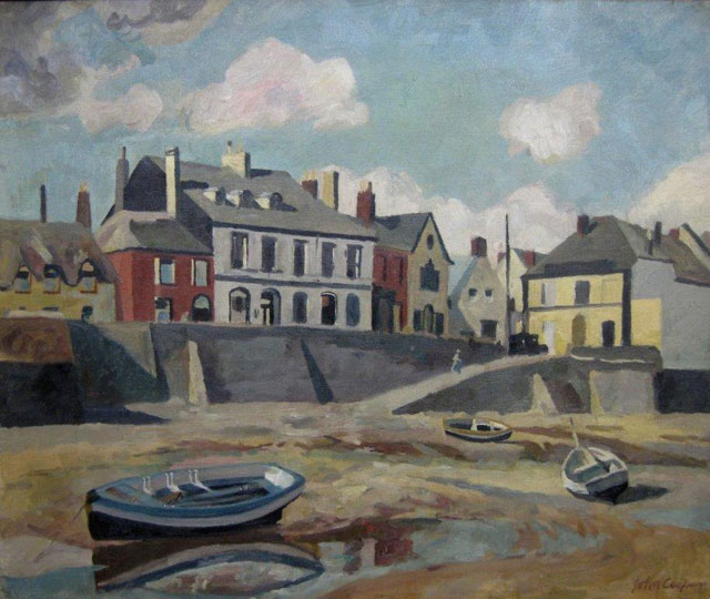 John Cooper. Appledore, 1935. Oil on canvas, 51 x 61 cm. Private collection, © the artist’s estate.