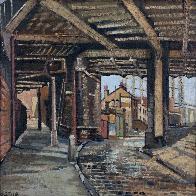 Albert Turpin (1900–1964). The Arches, Cambridge Heath Road, date unknown. Courtesy the artist’s family © A.E.Turpin Estate, 2017.