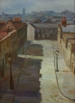 George Board. N E Bethnal Green, 1928. Oil on canvas, 27.5 x 38 cm. Private collection, © the artist’s estate.