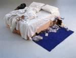 Tracey Emin. My Bed, 1998. Box frame, mattress, linens, pillows and various objects, overall display dimensions variable. Lent by The Duerckheim Collection 2015. © Tracey Emin. All rights reserved, DACS 2016.