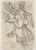 Sergei Eisenstein. Untitled, c1931. Graphite on paper, 9.2 x 6.18 in (23.39 x 15.7 cm). 
Private collection. Courtesy Alexander Gray Associates, New York and Matthew Stephenson, London.