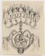 Sergei Eisenstein. Untitled, c1931. Graphite on paper, 10.67 x 8.31 in (27.1 x 21.1 cm). Private collection. Courtesy Alexander Gray Associates, New York and Matthew Stephenson, London.