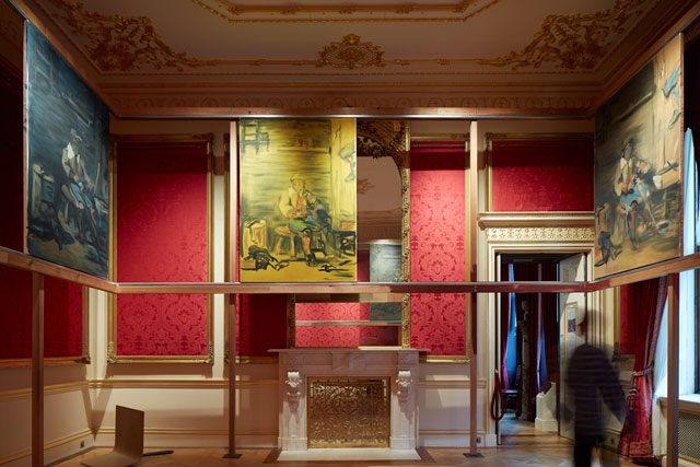 Tom Ellis, The Middle, installation view of the Front State Room. Courtesy of the Wallace Collection, copyright Rob Murray.