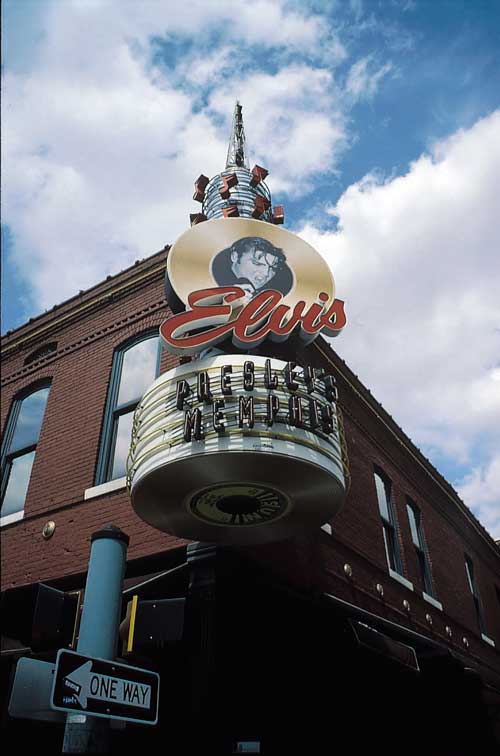 Sign in Beale Street, Memphis