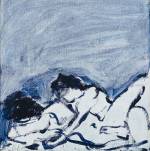 Tracey Emin. Before, 2013. Acrylic on canvas, 20.5 × 20.5 cm. Courtesy the artist and Lehmann Maupin, New York and Hong Kong.
© Bildrecht, Vienna 2015.