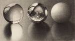 MC Escher. Three Spheres II, 1946. Lithograph, 26.9 x 46.3 cm. Collection Gemeentemuseum Den Haag, The Hague, The Netherlands. © 2015 The MC Escher Company – Baarn, The Netherlands. All rights reserved. www.mcescher.com