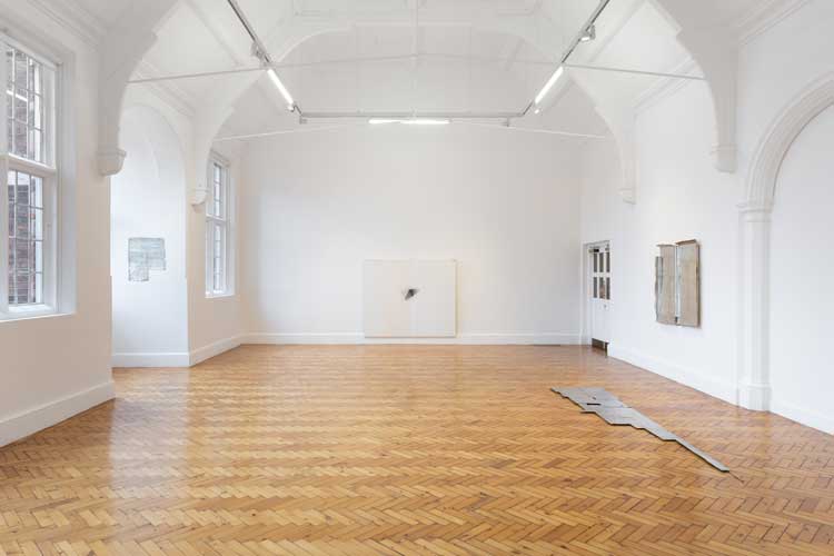 Installation view, Nat Faulkner: Strong water, Camden Art Centre, London. Courtesy of the artist and Brunette Coleman. Photo: Rob Harris.