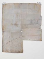 Nat Faulkner, Analogue II (Corridor), 2026. Recycled X-ray silver on copper sheet, acrylic frame. Installation view, Nat Faulkner: Strong water, Camden Art Centre, London. Courtesy of the artist and Brunette Coleman. Photo: Rob Harris.