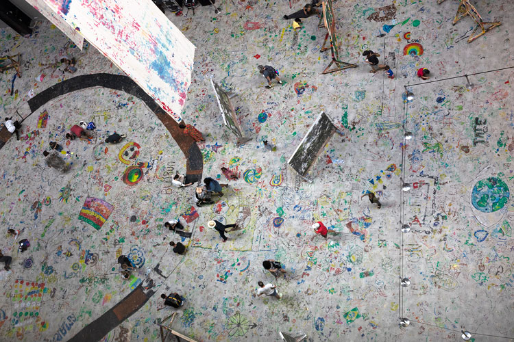 Ei Arakawa-Nash, Mega Please Draw Freely, 2021. Photo: Brotherton-Lock.