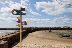 Céline Condorelli, Dedication (To The Sea, To The Sea). Folkestone Triennial, 2025. Photo: Lia Toby/PA Media Assignments.
