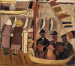 Gustave De Smet, The Pleasure Boat, 1925. Oil on canvas, 71.5 x 79 cm. The Phoebus Foundation, Antwerp.