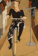 Hubert Malfait, The Cyclist, 1927. Oil on canvas, 120 x 82 cm. The Phoebus Foundation, Antwerp.
