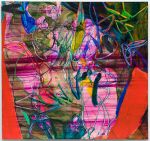 Jadé Fadojutimi. Woven Futures, 2022. Acrylic, oil and oil pastels on canvas, 170 x 180 cm. Photo: Michael Brzezinski. Courtesy: Jadé Fadojutimi