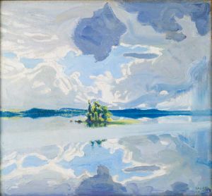 Akseli Gallen-Kallela, Clouds over the Lake, 1904. Oil on canvas. Musée Gallen-Kallela, Espoo, Collection Kauranen. Photo : The Gallen-Kallela Museum / Jukka Paavola.