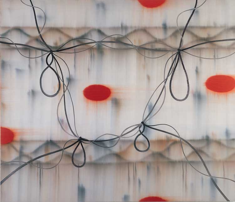 Mark Francis. Cable, 2004. Oil on canvas, 183 x 214 cm. Image courtesy and copyright the artist.