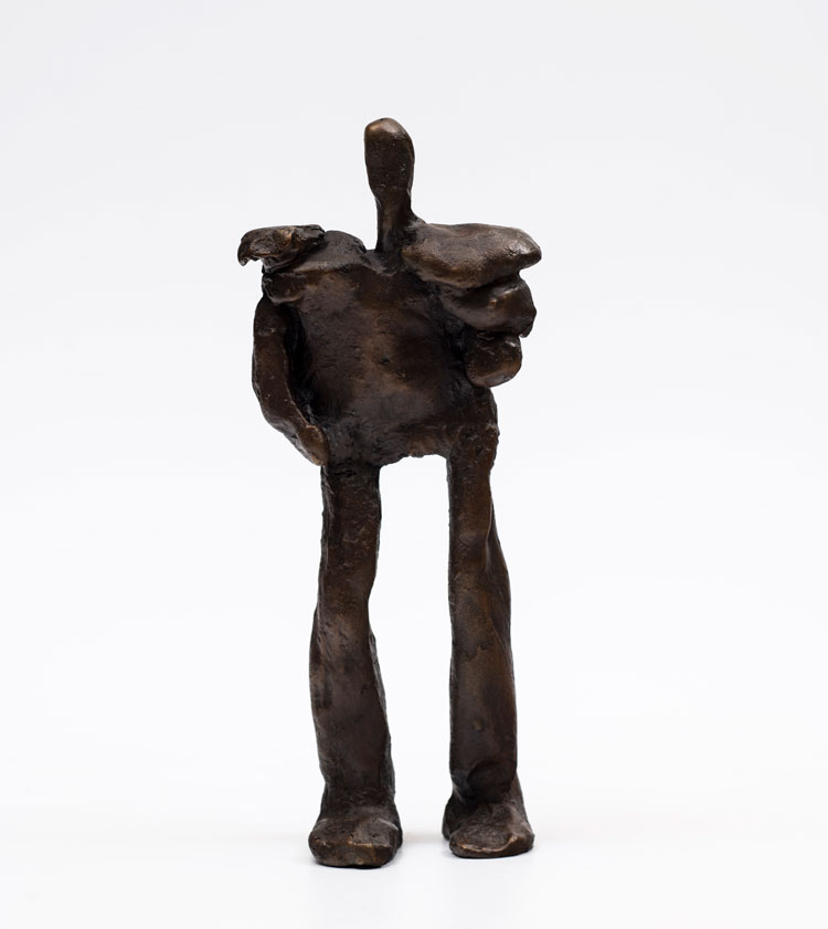 Simone Fattal, The Master, 1998. Bronze, 20 x 8.5 x 5.5 cm. Photo: Fançois Doury.