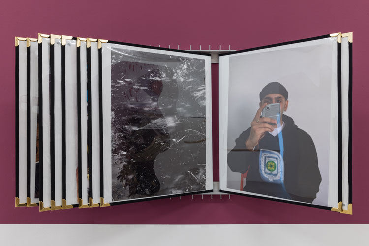 Adam Farah: What I’ve Learned from You and Myself (Peak Momentations/Inside My Velvet Rope Mix), installation view, Camden Art Centre, London, 10 September – 23 December 2021. Photo: Rob Harris.