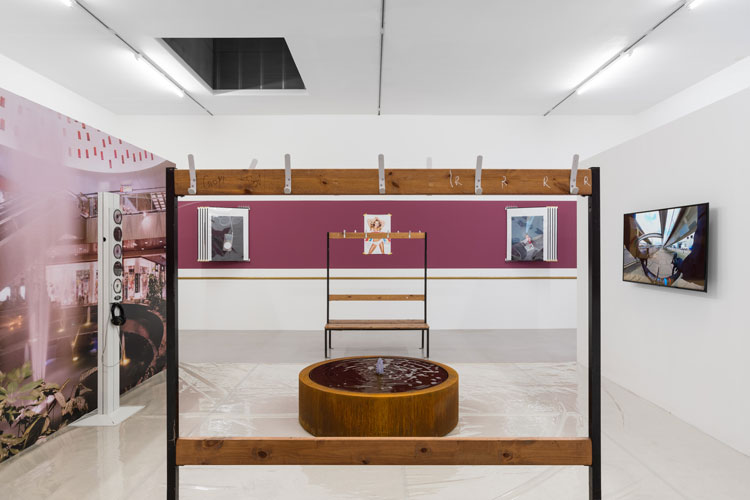 Adam Farah: What I’ve Learned from You and Myself (Peak Momentations/Inside My Velvet Rope Mix), installation view, Camden Art Centre, London, 10 September – 23 December 2021. Photo: Rob Harris.