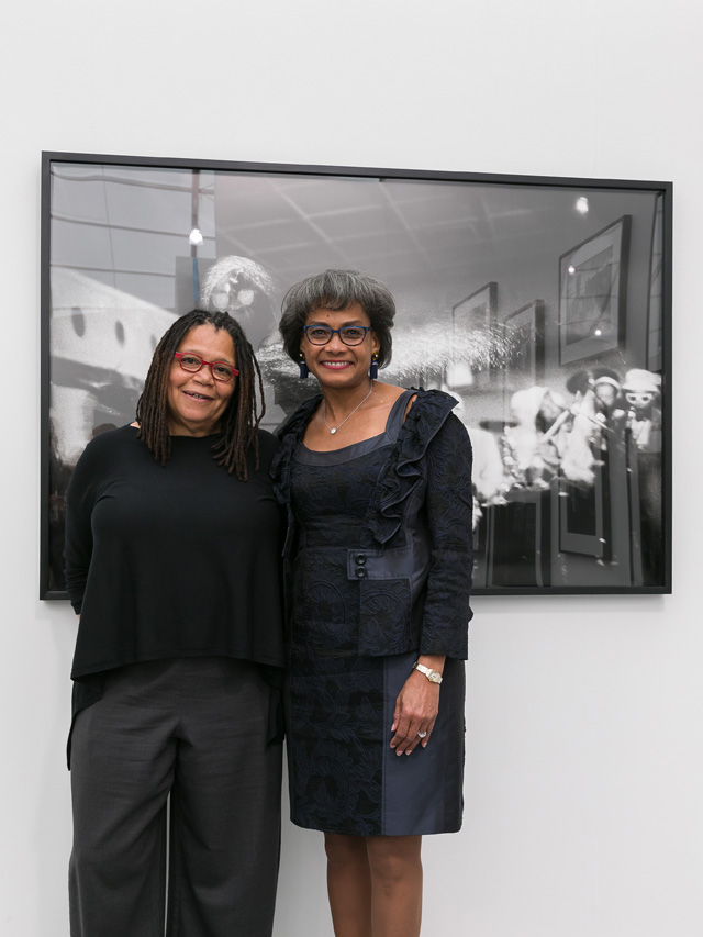 Linda Goode Bryant and Karen Jenkins Johnson. Photograph courtesy Frieze.