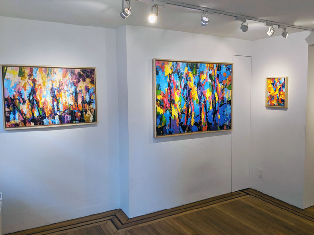 Michael Sorgatz: Kaleidoscope Dreams. Installation view. Photograph courtesy of Figureworks Gallery.