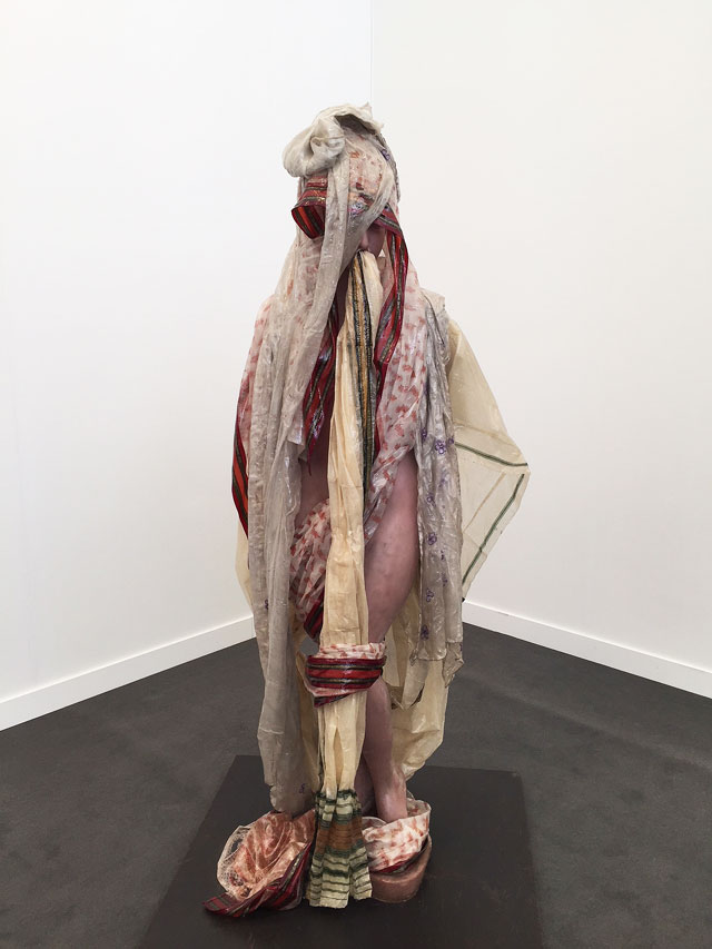 Bharti Kher. Kali, 2018. Sari, resin, metal, fibreglass. Photograph: Jill Spalding.