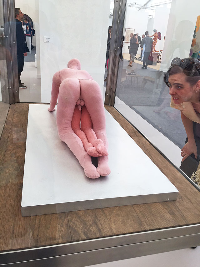 Louise Bourgeois. Couple, 2004. Fabric and stainless steel. Photograph: Jill Spalding.