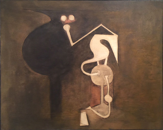 Wifredo Lam. Birds (Pájaros), c1950. Oil on canvas. Photograph: Jill Spalding.