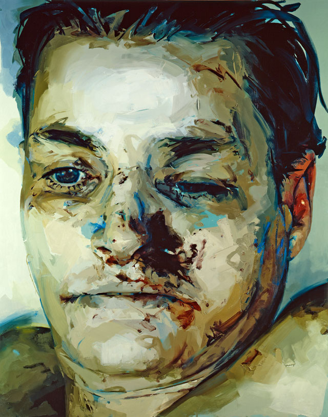 Jenny Saville. Entry, 2004–5. Oil on canvas, 240 x 191 cm. © Jenny Saville. Courtesy the artist and Gagosian.