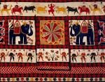 Wall hanging (detail), cotton appliqué, Gujarat, 20th century. Victoria and Albert Museum, London.
