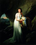 Louis-Léopold 
            BOILLY. Mme d'Aucourt de Saint-Just, c.1800. Oil on canvas 56 x 46 
            cm. Musée des Beaux-Arts, Lille.