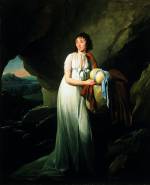 Louis-Léopold 
            BOILLY. Mme d'Aucourt de Saint-Just, c.1800. Oil on canvas 56 x 46 
            cm. Musée des Beaux-Arts, Lille.