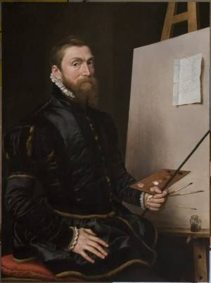 Anthonis Mor. Self portrait, 1558. Oil on panel, 113 x 84 cm. Galleria degli Uffizi. © Serge Domingie, Florence.