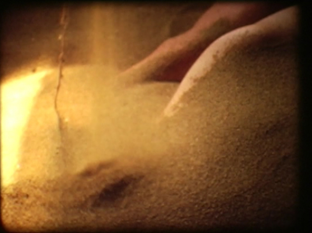 Barry Flanagan. Sand girl, 1970. Digital still from VHS version of original super 8 film (16:58 mins) © The Estate of Barry Flanagan, 2015.