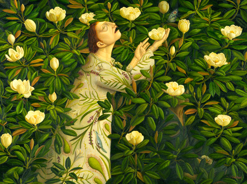 Helen Flockhart. Magnolia Grandiflora, 2010. Oil on canvas, 79 x 100 cm. © Helen Flockhart.