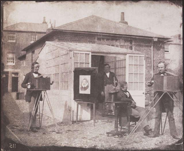 William Henry Fox Talbot. William Henry Fox Talbot and Nicolaas Henneman at the Reading establishment, 1846. © National Media Museum, Bradford / Science & Society Picture Library.