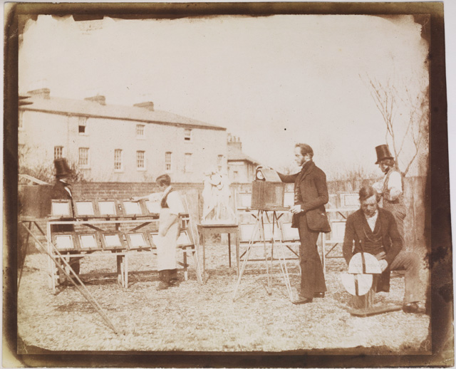 William Henry Fox Talbot. William Henry Fox Talbot and Nicolaas Henneman at the Reading establishment, 1846. © National Media Museum, Bradford / Science & Society Picture Library.