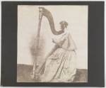 William Henry Fox Talbot. Horatia Fielding, Talbot's half sister, at her harp, 1843. © National Media Museum, Bradford / Science & Society Picture Library.