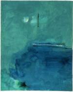 Helen Frankenthaler. Contentment Island, 2002, Acrylic on Paper, 74 x 60 in. Image courtesy of The Royal Scottish Academy.