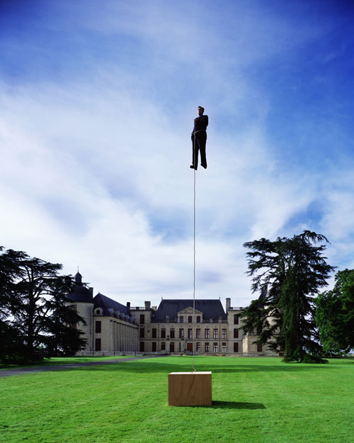 <p>Philippe Ramette. <em>Rational Levitation</em>, 2002. Colour photograph, 150 x 120 cm. Photo: Marc Domage. Courtesy: Galerie Xippas. © ADAGP, Paris & SPDA, Tokyo, 2011.