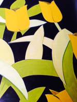 Alex Katz. Tulips 4 (detail).