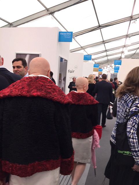 Eva and Adele, photographed from behind because from the front you have to pay them. Photograph: Jill Spalding.