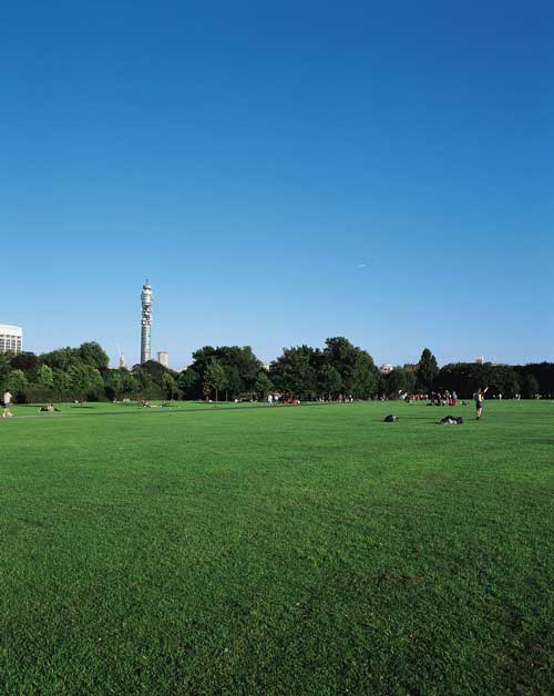 Regents Park, London. Location for Frieze Art Fair, 17-20 October 
              2003