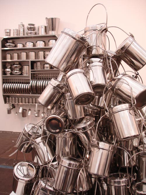 Subodh Gupta. Installation view.