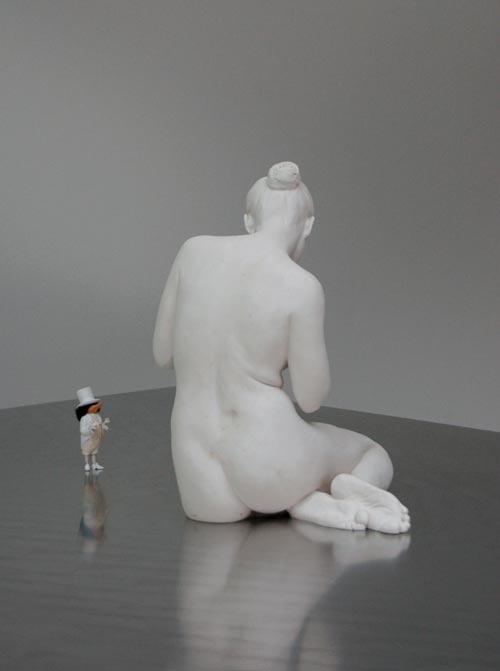 Charles Avery. <em>Untitled, (Theodora/Dorothea)</em> and <em>Untitled (Mr. Impossible)</em>, 2006. Courtesy of Galleria Sonia Rosso, Torino