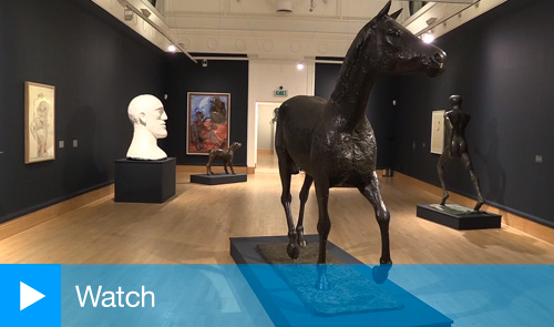 Elisabeth Frink: The Presence of Sculpture. Installation view, Djanogly Gallery, Nottingham Lakeside Arts, 25 November 2015 – 28 February 2016. Photograph: Martin Kennedy.