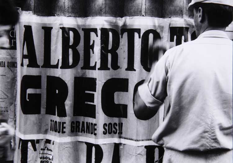 Picture by Sameer Makarius. Alberto Greco, ¡¡Qué grande sos!!, Buenos Aires, 1961