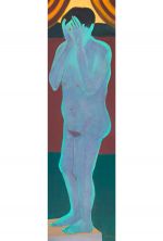 Beatriz González, Autorretrato desnuda llorando (Nude Self-Portrait, Crying), 1997. The Museum of Fine Arts, Houston, Museum purchase funded by the Caroline Wiess Law Accessions Endowment.
© Beatriz González. Photo: © The Museum of Fine Arts, Houston; Chad Redmon.