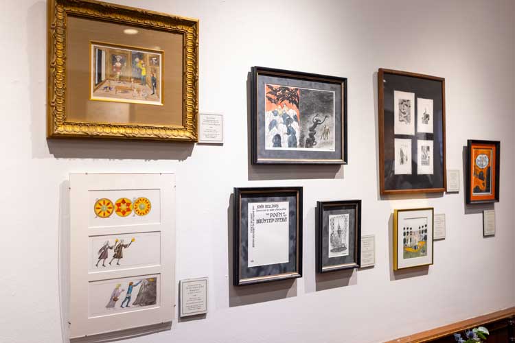 Something Else Entirely: The Illustration Art of Edward Gorey, installation view, Society of Illustrators, New York City, 4 October 2025 to 7 February 2026. Photo: Andres Otero.