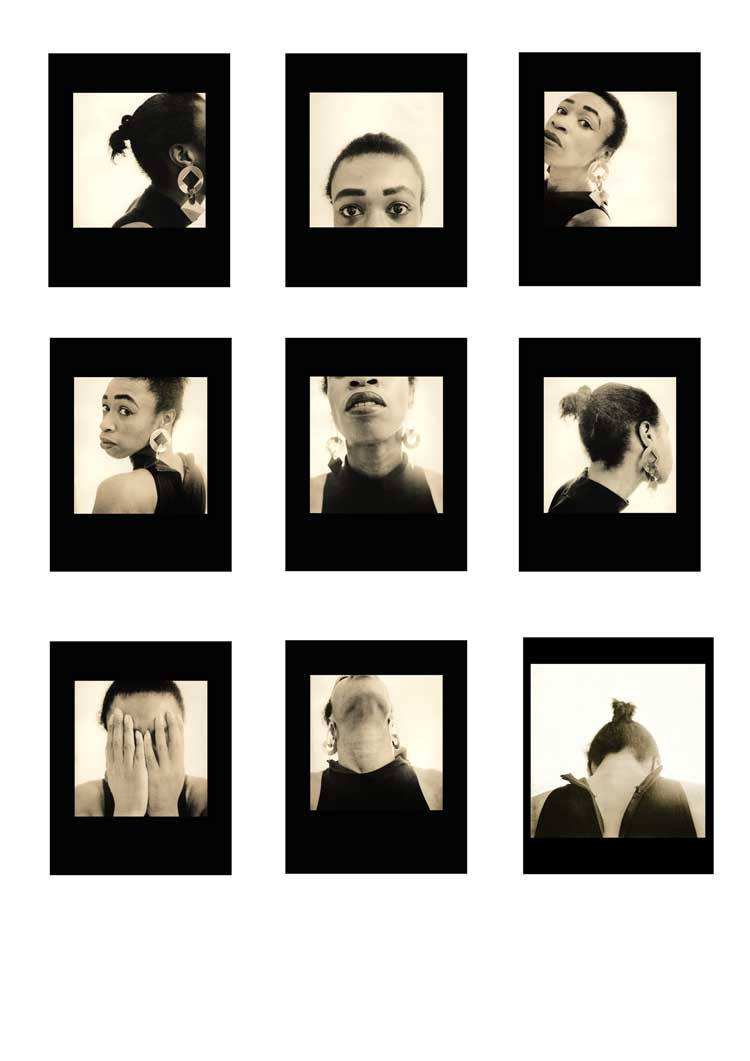Joy Gregory, Autoportrait, 1989-90. Silver Gelatin Lith Print. © Joy Gregory/ Courtesy the artist and DACS.