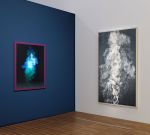 Left: Gillian Wearing, Me as a Ghost, 2015 © Lent by the Royal Academy of Arts, London; Right: Adam Fuss, Untitled from the series My Ghost, 2001. Courtesy the Artist and Fraenkel Gallery, San Francisco. Photo: Max Ehrengruber.